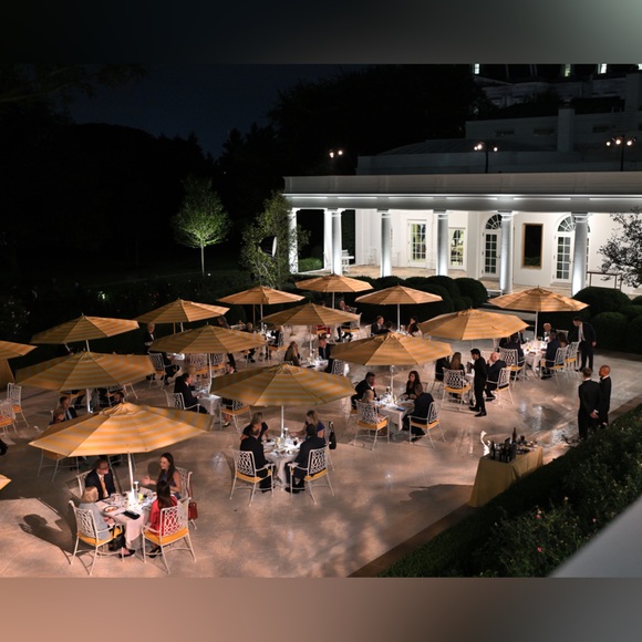 8x10 President Donald Trump hosts a Rose Garden Club Dinner 16pc Photo Set - Picture 12 of 16